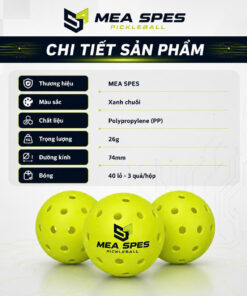 Bóng Pickleball Ngoài Trời MEA SPES STRIKE 40