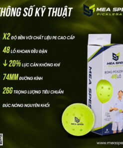Review Bóng Pickleball Mea Spes 48 Lỗ - Sự Lựa Chọn Hoàn Hảo